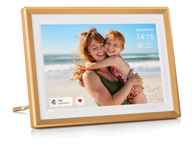 ARZOPA Digitalni foto okvir D10-GOLD, 10,1", 32 GB, WiFi, zlatni